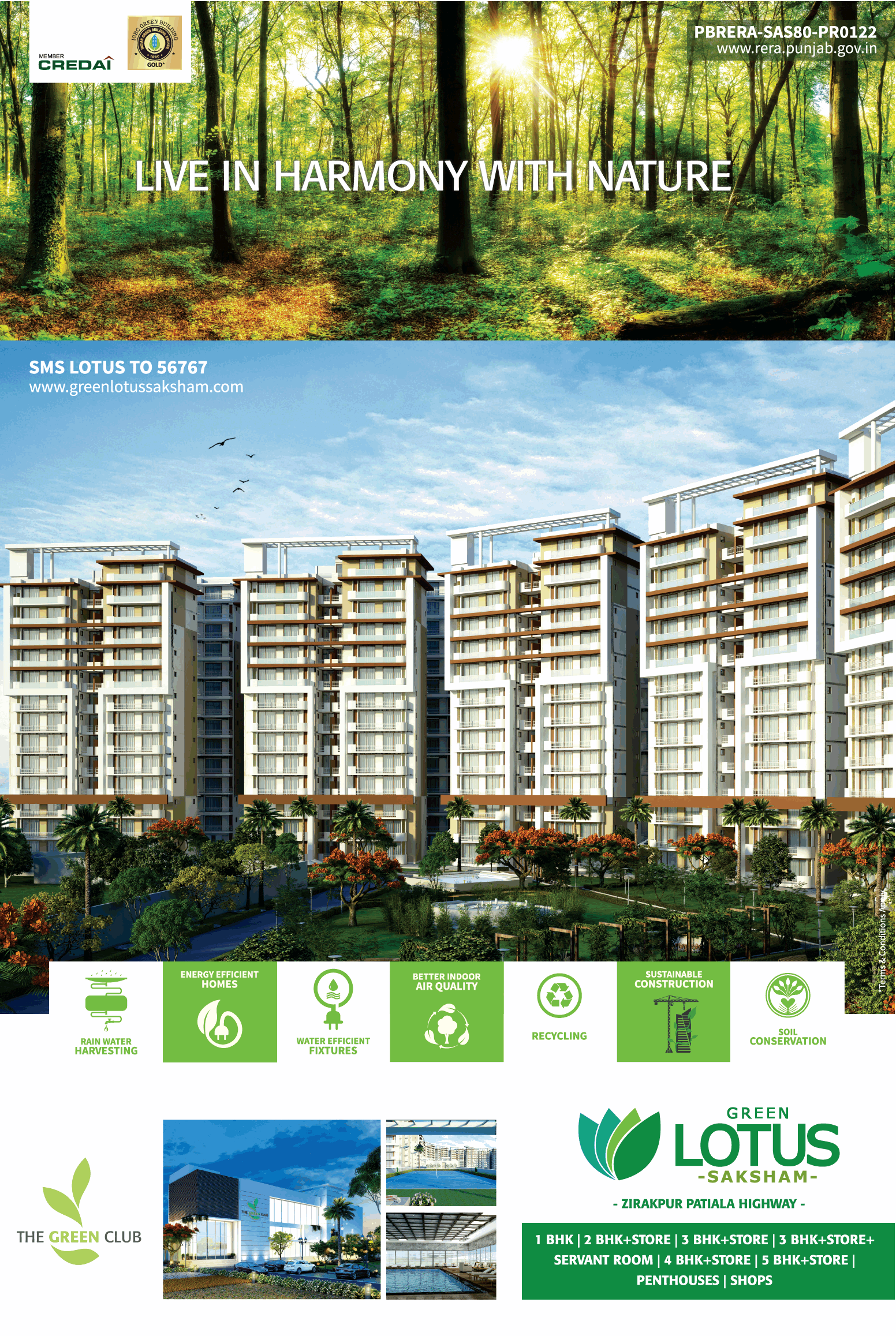 Live in harmony with nature at Maya Green Lotus Saksham in Chandigarh Update